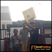 Customer scaffolding delivery